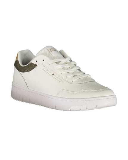 Tommy Hilfiger White Leather Men Sneaker