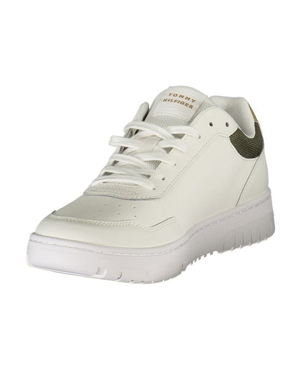 Tommy Hilfiger White Leather Men Sneaker