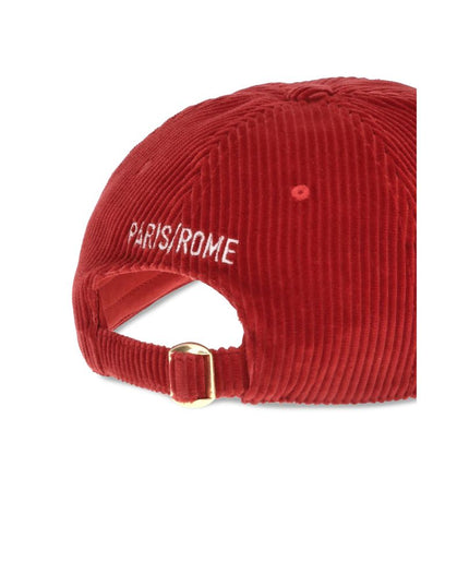 Valentino Garavani Red Cotton Cap (Baseball Hat)