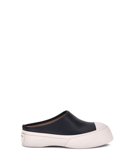 Marni Black Rubber Mules