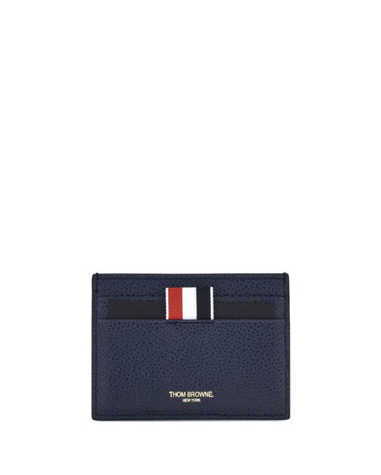 Thom Browne Blue Calf Leather Bos Taurus Wallet