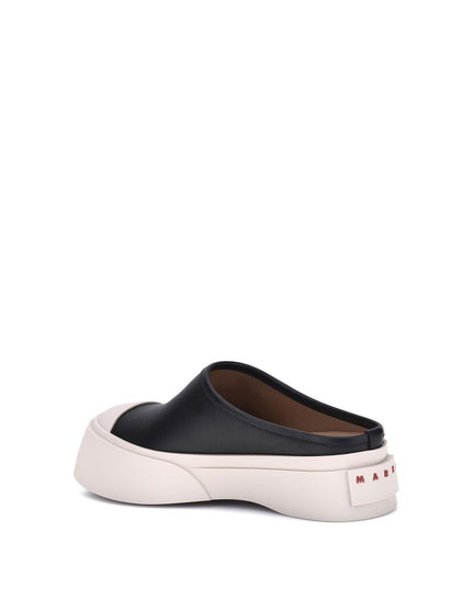 Marni Black Rubber Mules