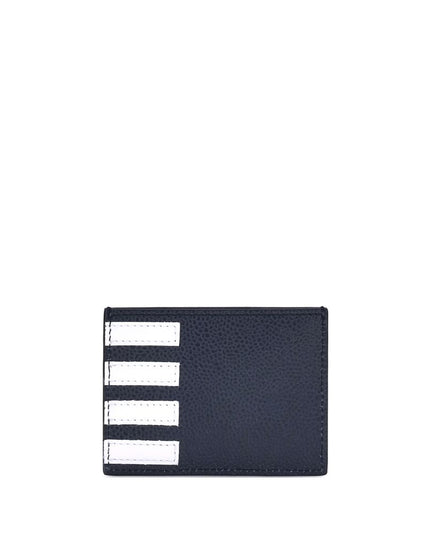 Thom Browne Blue Calf Leather Bos Taurus Wallet