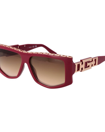 Guess Red Stainless Steel Sunglasses