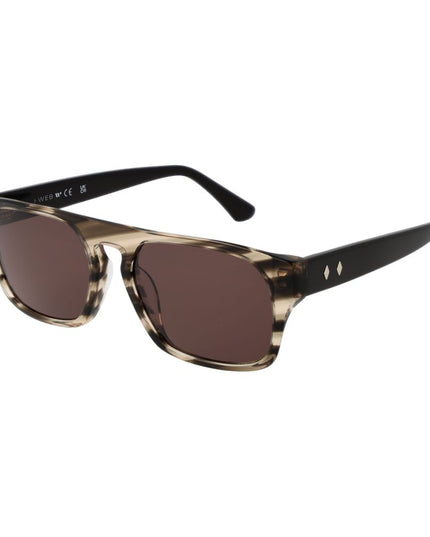 Web Gray Acetate Sunglasses