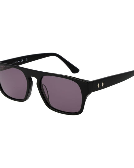 Web Black Acetate Sunglasses