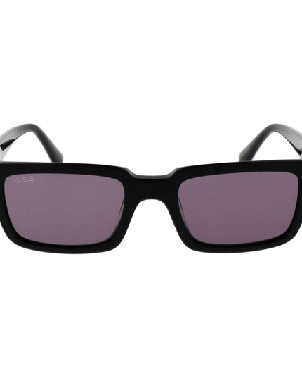 Web Black Acetate Sunglasses
