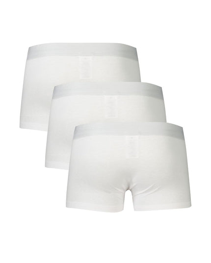 Bikkembergs White Polyester Men's Boxer