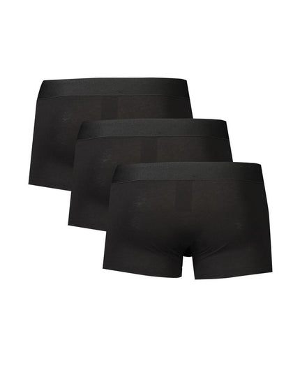 Bikkembergs Black Polyester Men Boxer