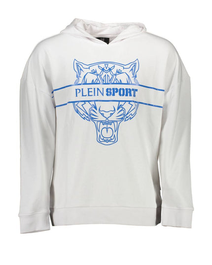 Plein Sport White Cotton Men's Sweater
