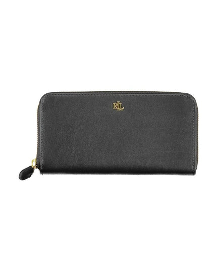 Ralph Lauren Black Leather Women Wallet