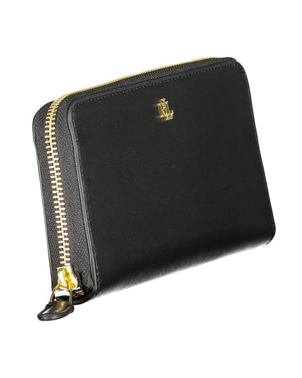 Ralph Lauren Black Leather Women Wallet