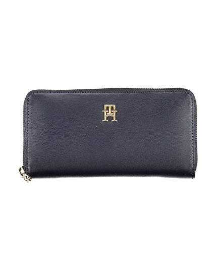 Tommy Hilfiger Blue Polyurethane Women Wallet