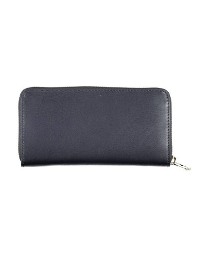 Tommy Hilfiger Blue Polyurethane Women Wallet