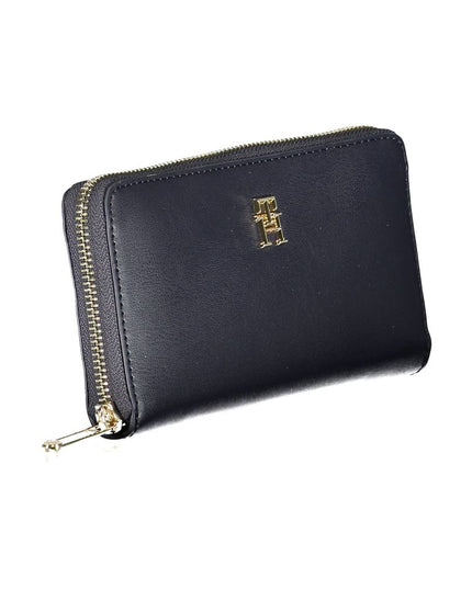 Tommy Hilfiger Blue Polyurethane Women Wallet