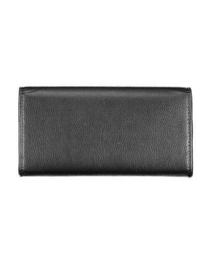Tommy Hilfiger Black Polyurethane Women's Wallet