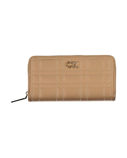 Calvin Klein Beige Polyester Women Wallet
