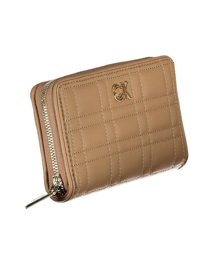 Calvin Klein Beige Polyester Women Wallet