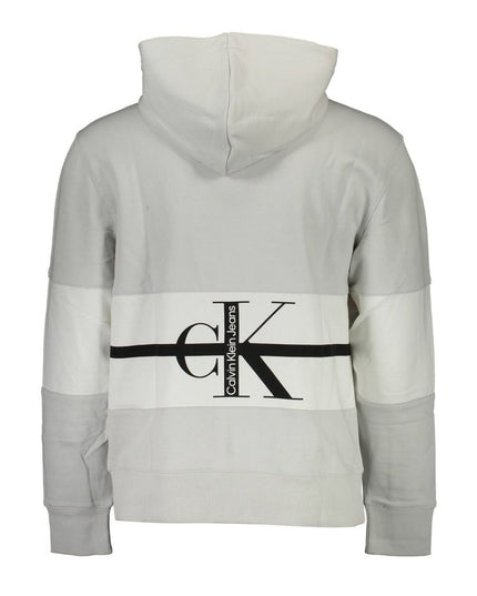 Calvin Klein Gray Cotton Men Sweater