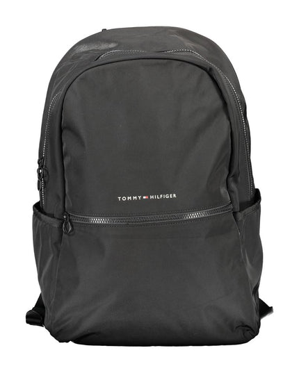 Tommy Hilfiger Black Polyester Backpack