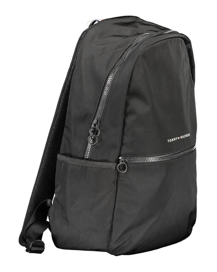 Tommy Hilfiger Black Polyester Backpack
