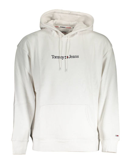 Tommy Hilfiger White Cotton Men Sweater