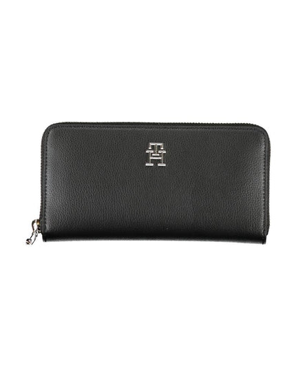 Tommy Hilfiger Black Polyester Women Wallet