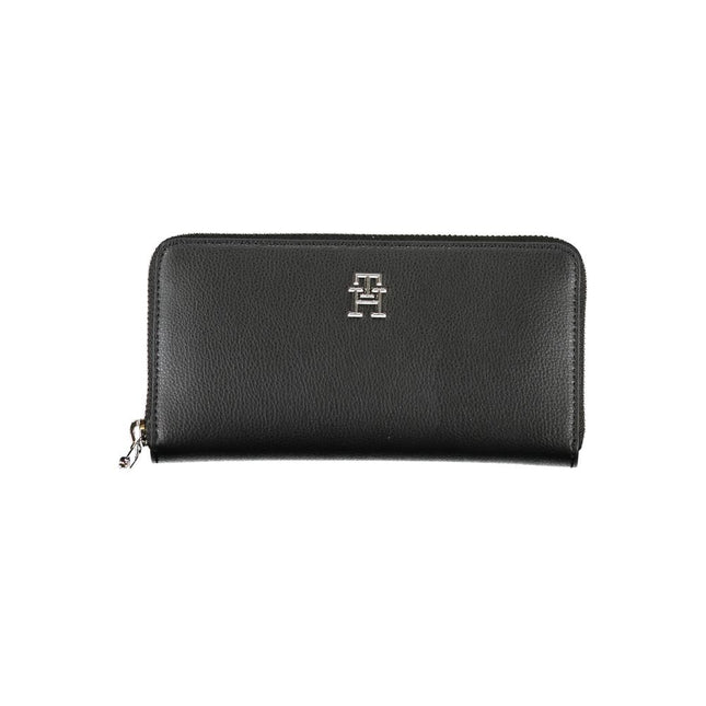 Tommy Hilfiger Black Polyester Women Wallet