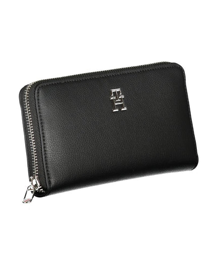 Tommy Hilfiger Black Polyester Women Wallet