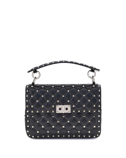 Valentino Garavani Black Lamb Ovis Aries Aries Shoulder Bag