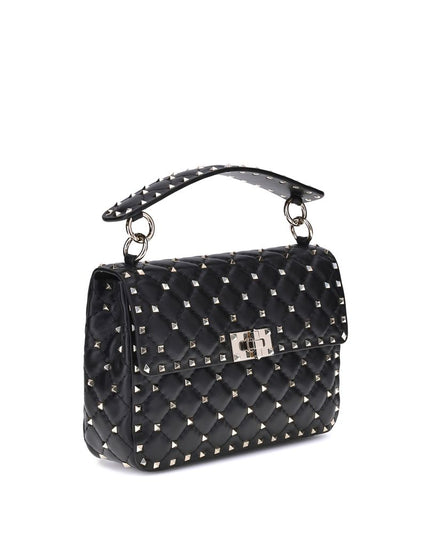 Valentino Garavani Black Lamb Ovis Aries Aries Shoulder Bag