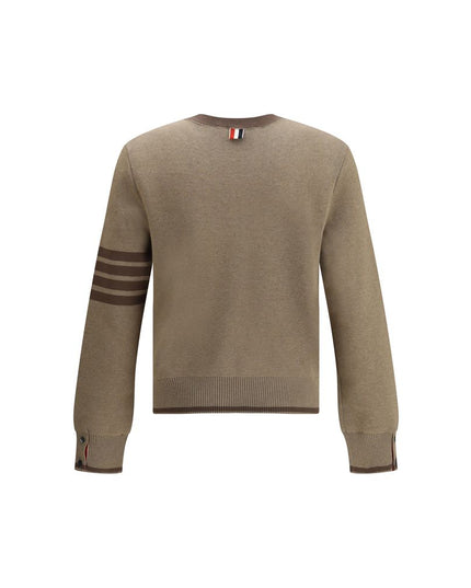Thom Browne Brown Cotton Sweatshirt