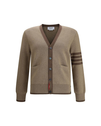 Thom Browne Brown Cotton Cardigan