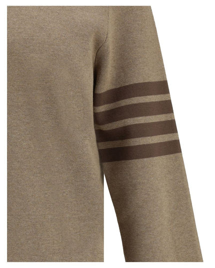 Thom Browne Brown Cotton Sweatshirt