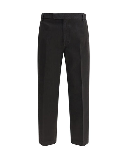 Thom Browne Black Cotton Dress Pants