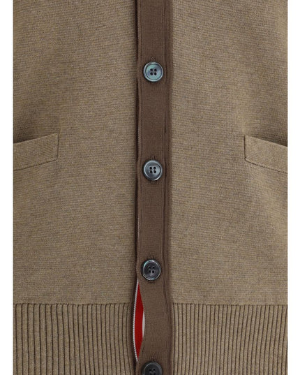 Thom Browne Brown Cotton Cardigan