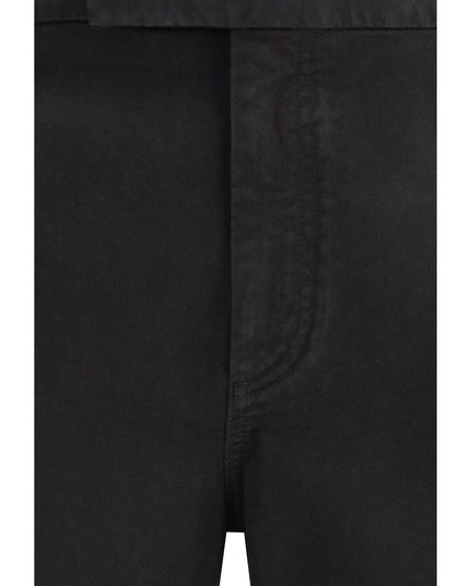 Thom Browne Black Cotton Dress Pants