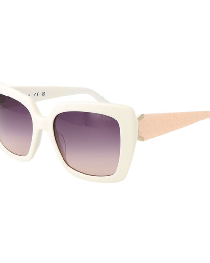 Guess White Acetate Sunglasses