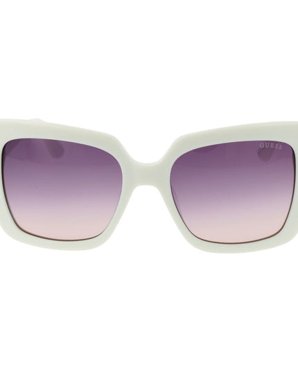 Guess White Acetate Sunglasses
