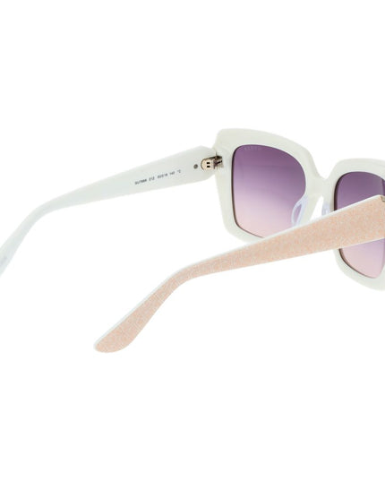 Guess White Acetate Sunglasses