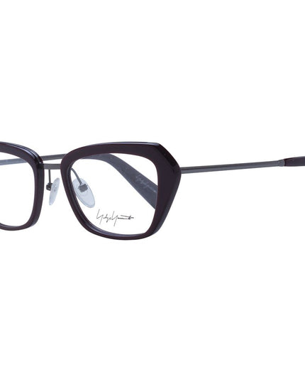 Yohji Yamamoto Burgundy Metal & Plastic Glasses (Frames)