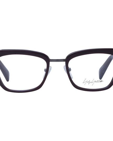 Yohji Yamamoto Burgundy Metal & Plastic Glasses (Frames)