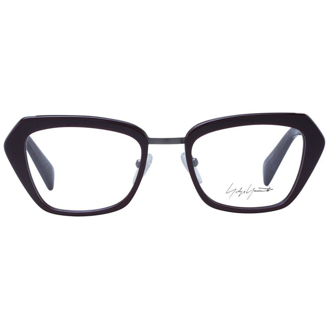 Yohji Yamamoto Burgundy Metal & Plastic Glasses (Frames)
