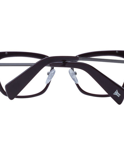 Yohji Yamamoto Burgundy Metal & Plastic Glasses (Frames)