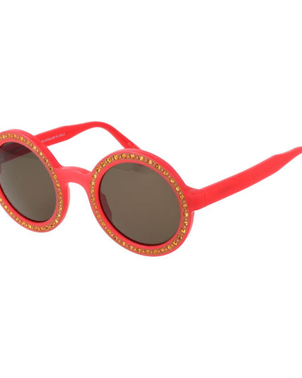 Andy Wolf Red Acetate Sunglasses