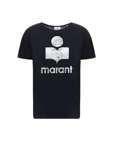 Marant Etoile Black Linen T-Shirt