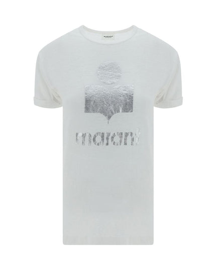 Marant Etoile White Linen T-Shirt