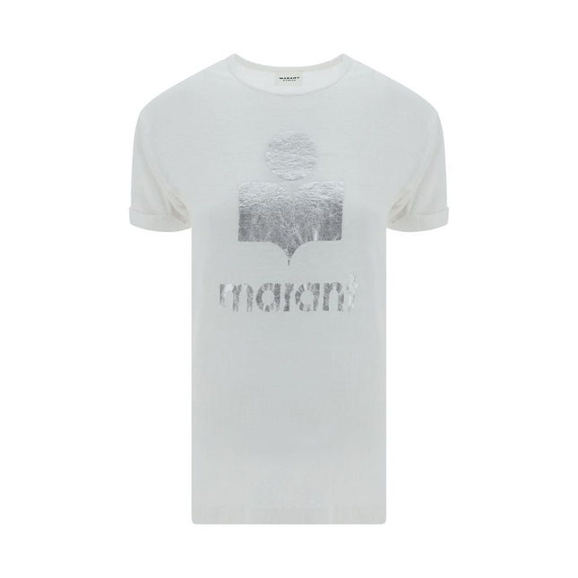 Marant Etoile White Linen T-Shirt