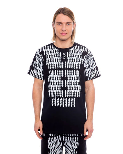 Nicolo Tonetto Black Cotton Men T-Shirt