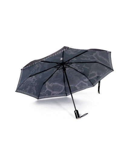 Alviero Martini Prima Classe Black Nylon Umbrella